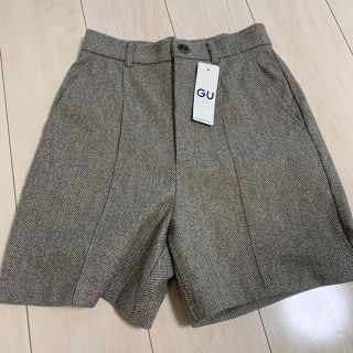 ジーユー(GU)のGU ヘリンボーンショートパンツ(ショートパンツ)