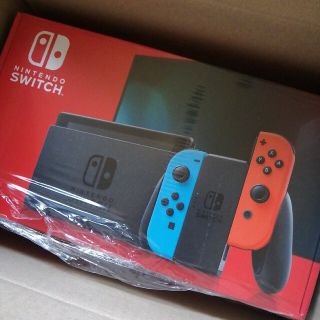 ニンテンドースイッチ(Nintendo Switch)のニンテンドースイッチ本体　ネオンブルー/ネオンレッド(家庭用ゲーム機本体)