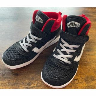 ヴァンズ(VANS)のVANSハイカットスニーカー/ジュニアキッズ22.5(スニーカー)