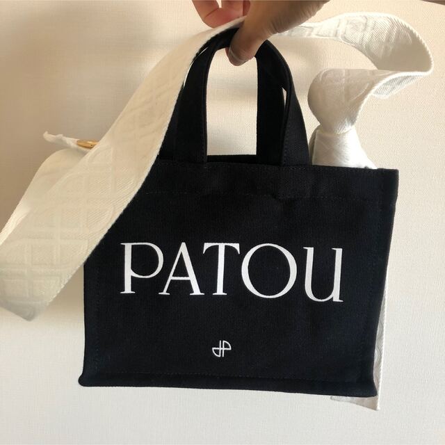 PATOU パトゥ ロゴ SMALL キャンバストートバッグ