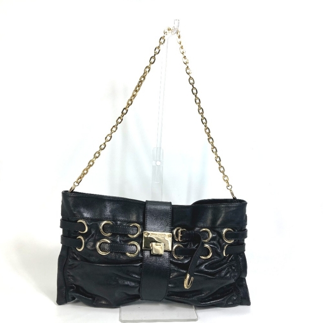 ジミーチュウ JIMMY CHOO 2WAYバッグ ベルト金具 クラッチバッグ ...