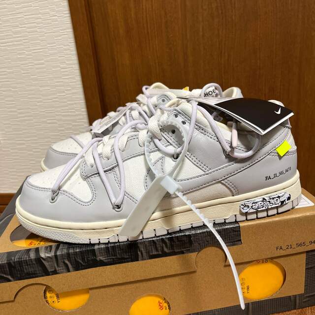 OFF-WHITE × NIKE DUNK LOW 1 OF 50 "49"