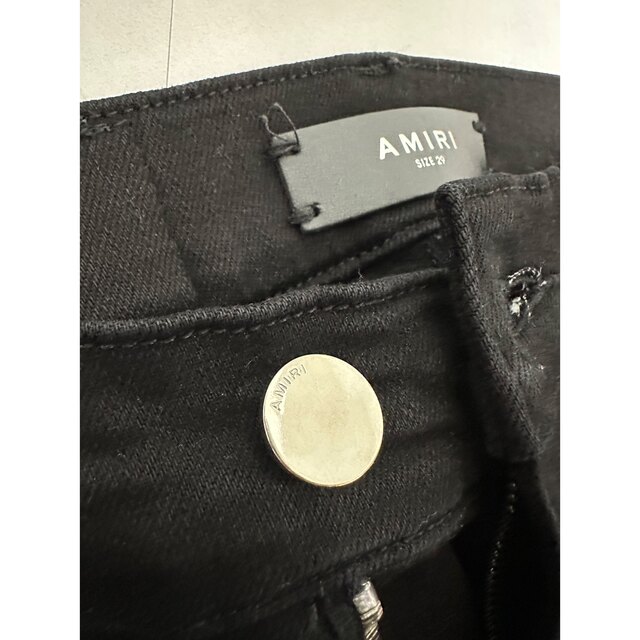 付属品完備】 AMIRI mx1 スキニー デニム 29インチ ブラック 付属品完備】 AMIRI mx1 スキニー デニム 29インチ ブラック