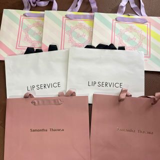 サマンサタバサ(Samantha Thavasa)のRady サマンサタバサ LIP SERVICE ショップ袋 まとめ売り(ショップ袋)