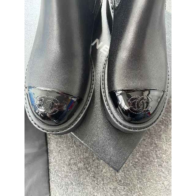 CHANELのサイドゴアブーツ38サイズ