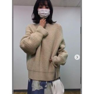 マウジー(moussy)のMOUSSY DROP SHOULDER LOOSE ニット マウジー(ニット/セーター)