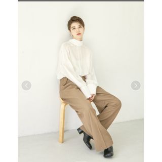 トゥデイフル(TODAYFUL)の【mini様専用TODAYFU_StandcollarOrgandyBlouse(シャツ/ブラウス(長袖/七分))