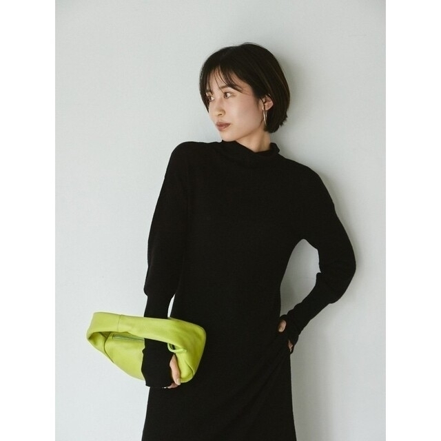 TODAYFUL(トゥデイフル)の【美品】TODAYFUL Slit Knit Dress ニットロングワンピース レディースのワンピース(ロングワンピース/マキシワンピース)の商品写真