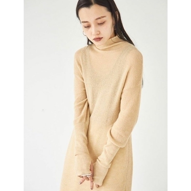 【美品】TODAYFUL Slit Knit Dress ニットロングワンピース