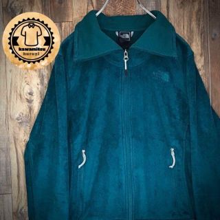 THE NORTH FACE - 【人気即売】ノースフェイス フリースフルジップ刺繍 レディース M グリーン