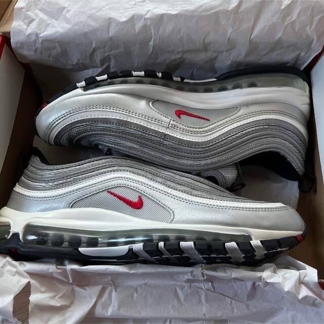 AirMax97 OG Silver Bullet US10 28 新品bred