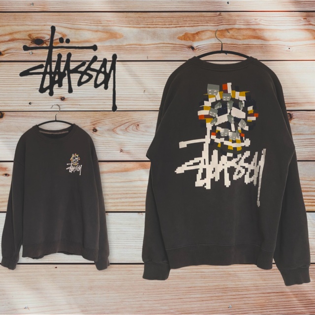 STUSSY(ステューシー)のSTUSSY U.S.A プリント スウェット トレーナー L メンズのトップス(スウェット)の商品写真