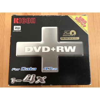 リコー(RICOH)のRICOH DVD+RW DRWD-4XCW5　データ用　未使用　5枚セット(PC周辺機器)