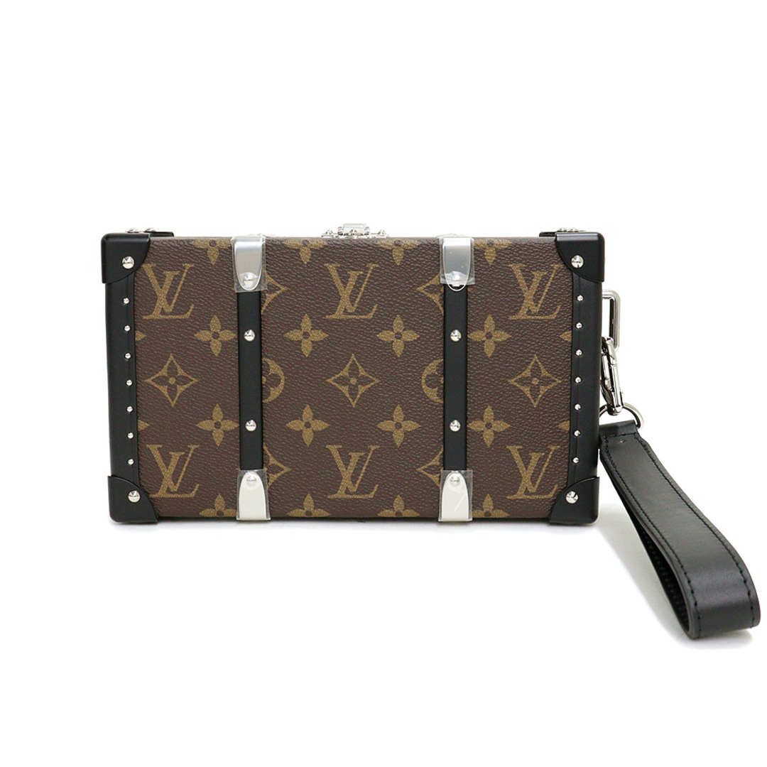 ルイ ヴィトン ウォレット トランク クラッチバッグ モノグラムマカサー レザー ブラウン 茶 M20250 箱付 LOUIS  VUITTON（新品・未使用品） | フリマアプリ ラクマ