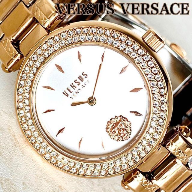 ◆定価4.6万◆ヴェルサス ヴェルサーチ◆レディース女性 腕時計 新品 ゴールド