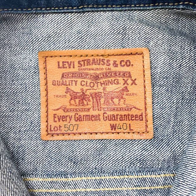 97年 日本製 Levi's 507XX J22 BIG E 2nd 濃紺 40 6