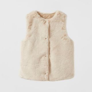 ザラ(ZARA)の♡様専用　ZARA　zara kidsリバーシブルフェイクファーベスト(ベスト/ジレ)