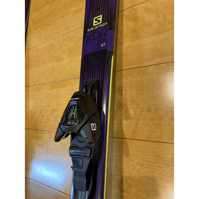 SALOMON(サロモン)のSalomon XDR 76 160cm ビンディング付 スキー板 ストック スポーツ/アウトドアのスキー(板)の商品写真