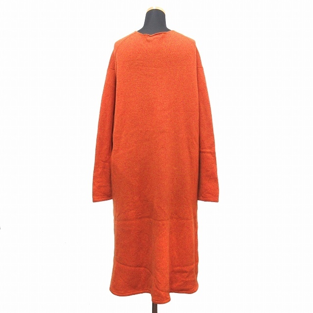 Yohji Yamamoto(ヨウジヤマモト)の美品 96aw ヨウジヤマモト ウール ニット オーバーサイズ ロングワンピース レディースのワンピース(ロングワンピース/マキシワンピース)の商品写真