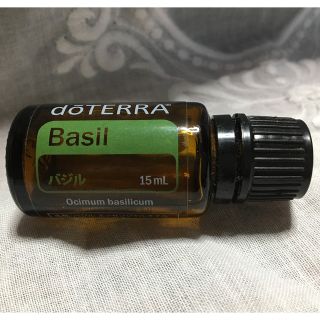 ドテラ(doTERRA)の〔訳あり〕ドテラ　バジル　残1/2弱　used(エッセンシャルオイル（精油）)