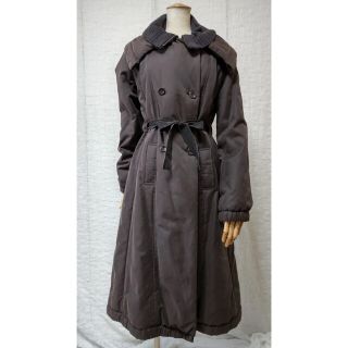 美品 ヴァレンティノ VALENTINO コート ロングコート ベルト付き カシミヤ100％ アウター レディース 42(M相当) ブラック実寸サイズ着丈