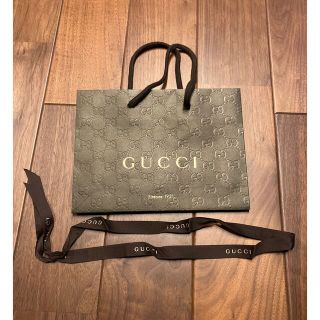 グッチ(Gucci)のGUCCI ショップ袋 ショッパー 紙袋 リボン付き(ショップ袋)