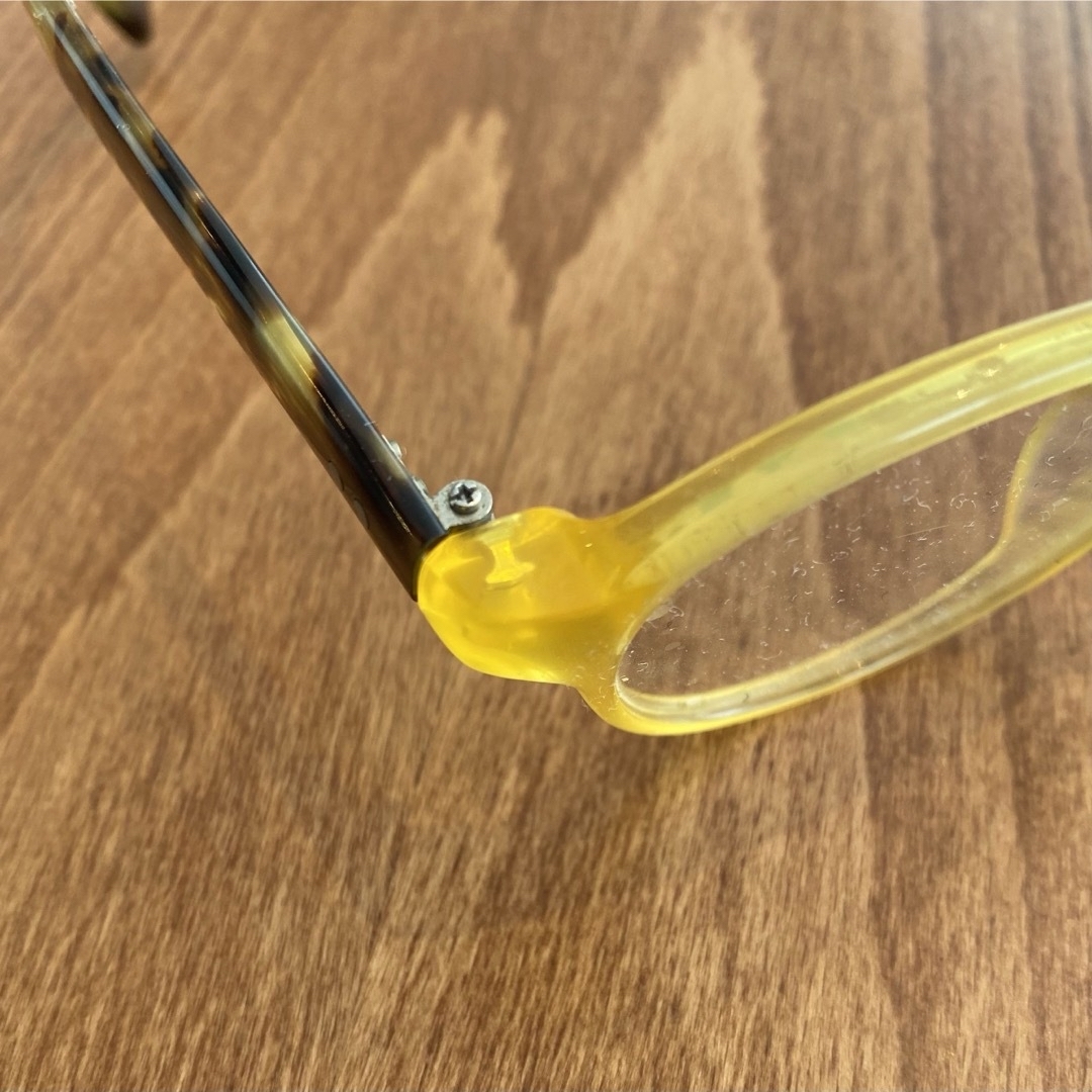 Ayame(アヤメ)の程よい遊び色⭐︎YELLOWS PLUS眼鏡 黄色 レディースのファッション小物(サングラス/メガネ)の商品写真