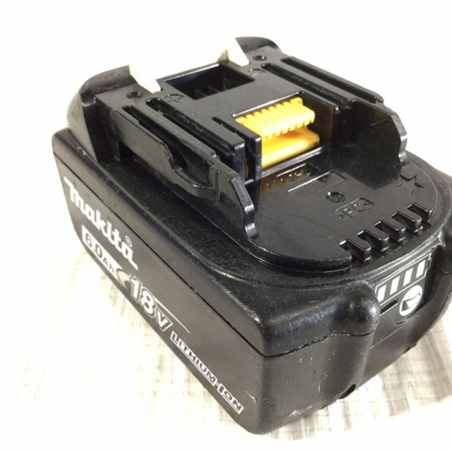 ☆品☆makita マキタ 18V 6.0Ah 残量表示付き 純正 リチウムイオンバッテリー BL1860B 急速充電対応 電池パック 充電池 60620