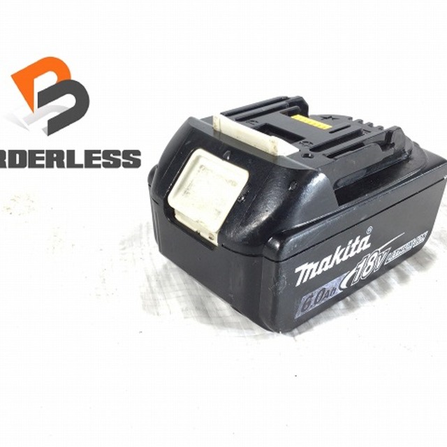 ☆品☆makita マキタ 18V 6.0Ah 残量表示付き 純正 リチウムイオンバッテリー BL1860B 急速充電対応 電池パック 充電池 60620