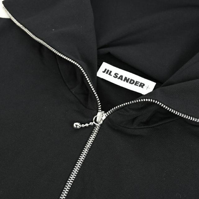 Jil Sander(ジルサンダー)のJIL SANDER+ ジルサンダー ハーフジップ長袖Tシャツ イタリア正規品 J47GC0006 J45049 001 新品 ブラック Mサイズ メンズのトップス(Tシャツ/カットソー(七分/長袖))の商品写真