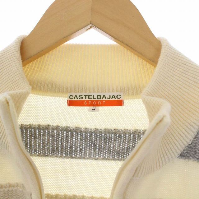 CASTELBAJAC(カステルバジャック)のCASTELBAJAC SPORT 長袖 ニット セーター ハーフジップ 4 メンズのトップス(ニット/セーター)の商品写真