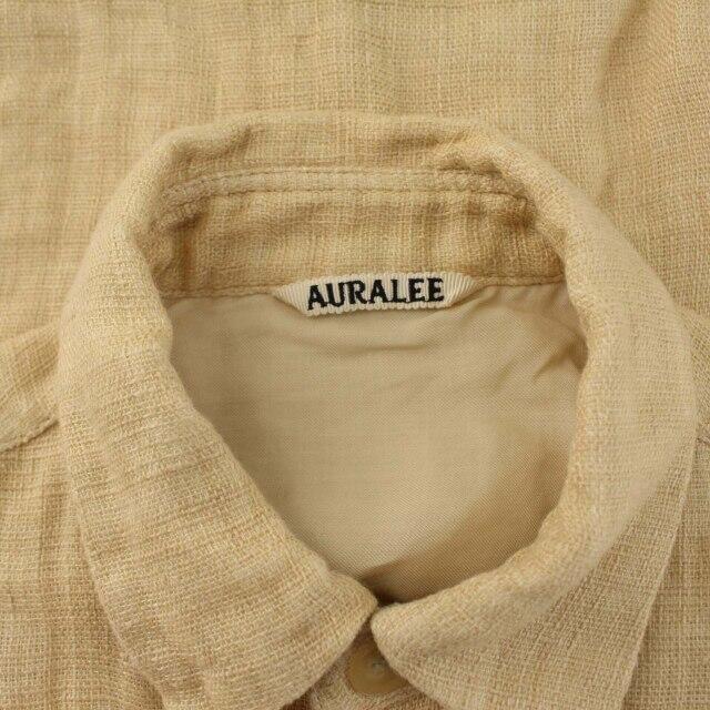 AURALEE(オーラリー)のオーラリー 20SS リネンダブルフェイスハーフスリーブシャツ レディースのトップス(シャツ/ブラウス(半袖/袖なし))の商品写真