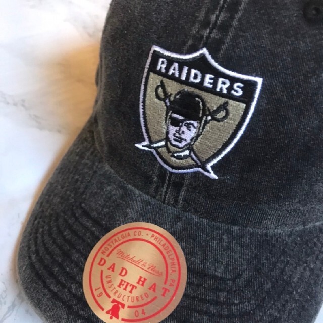 Mitchell & Ness オークランドレイダース ウォッシュキャップ