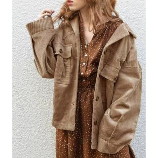 ダブルクローゼット(w closet)の【ベルト付き】コーデュロイ ビッグ オーバーサイズ シャツ(シャツ/ブラウス(長袖/七分))