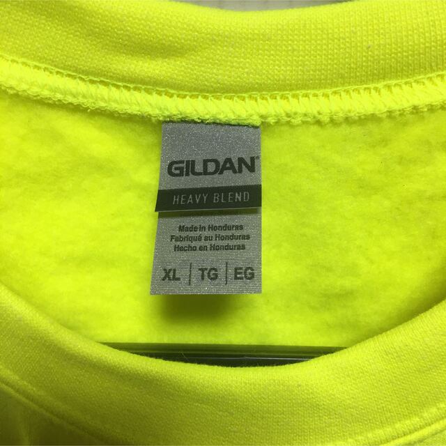 GILDAN(ギルタン)のGILDANギルダンのトレーナー☆☆ネオンイエロー☆@XLサイズ！ メンズのトップス(スウェット)の商品写真