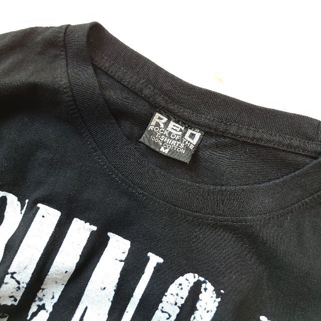 GN'R ガンズ 90s ロックT 半袖 黒 ビッグロゴ M フェス ストリート メンズのトップス(Tシャツ/カットソー(半袖/袖なし))の商品写真