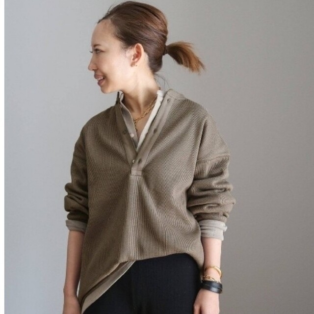 最新コレックション Deuxieme Classe Americana ワッフルプルオーバー