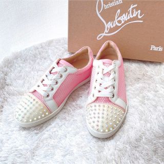 ルブタン(Christian Louboutin) スニーカー(レディース)（ピンク/桃色