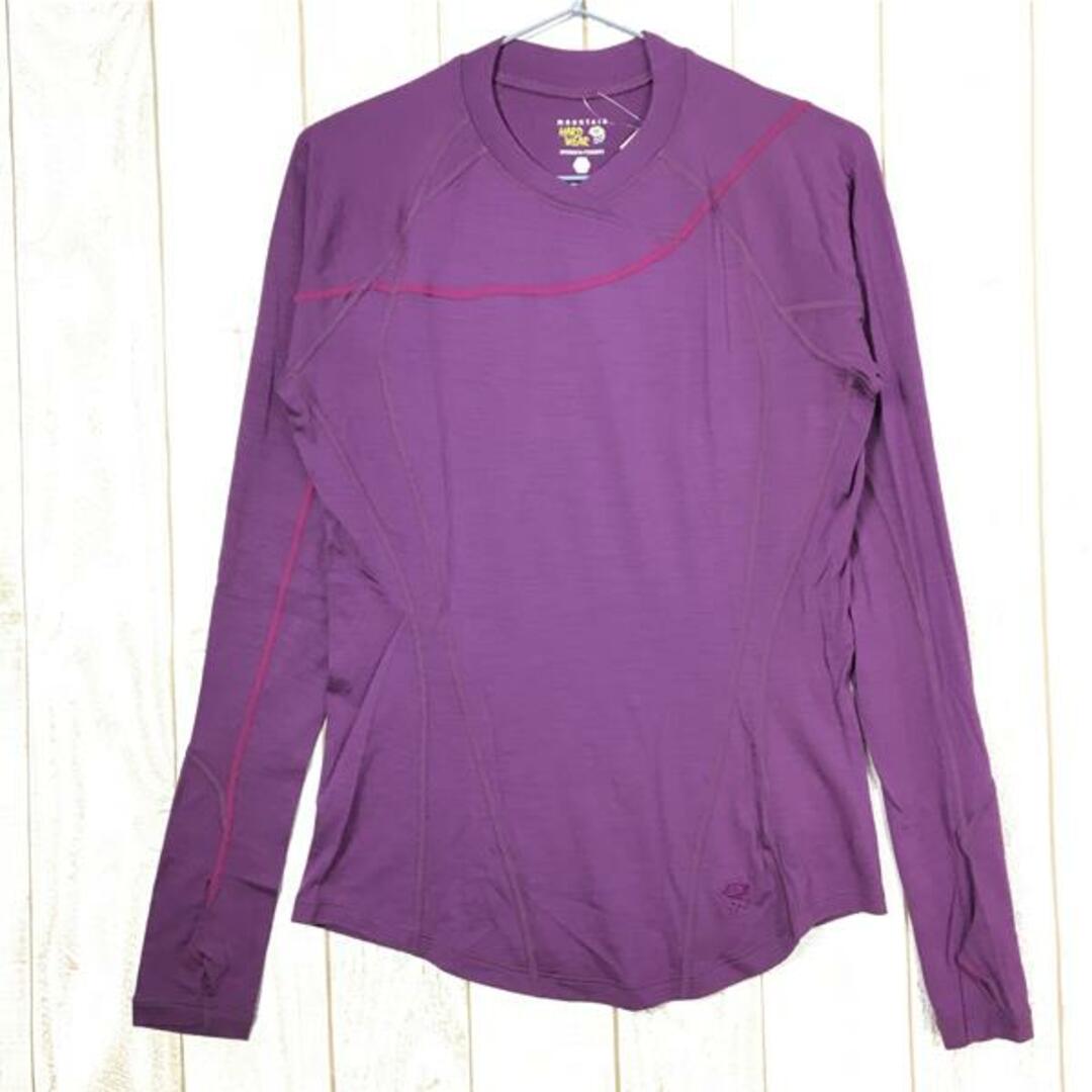 WOMENs S  マウンテンハードウェア メリノウール ロングスリーブ Tシャツ Merinowool Long Sleeve T-Shirts MOUNTAIN HARDWEAR OL3728 パープル系