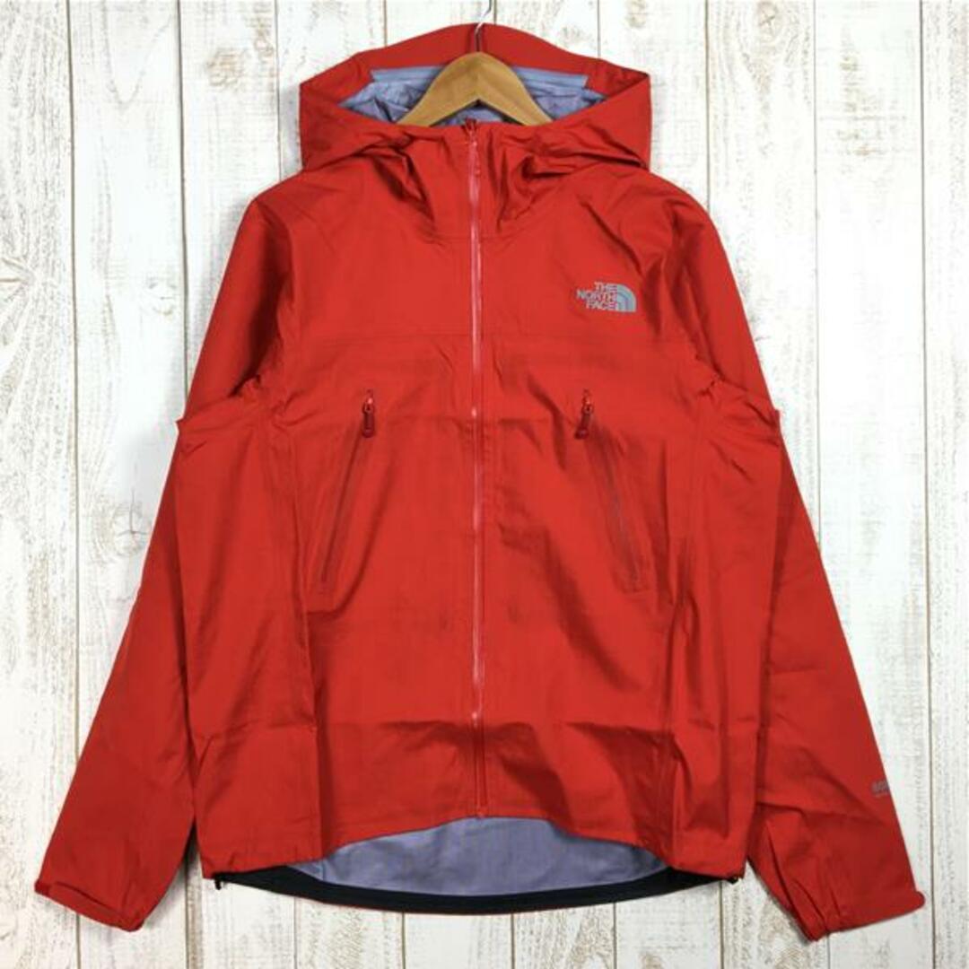 MENs XL  ノースフェイス クライム ベリー ライト ジャケット CLIMB VERY LIGHT JACKET ハードシェル レインシェル ジャケット ゴアテックス アクティブシェル NORTH FACE NP11203 レッド系