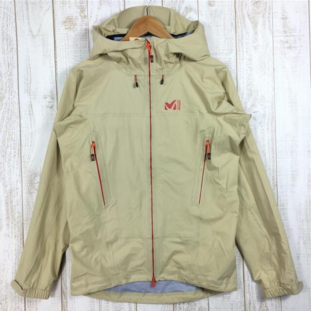 MENs XS  ミレー ティフォン 50000 ストレッチ ジャケット TYPHON 50000 STRETCH JACKET レインシェル ハードシェル フーディ MILLET MIV01479 アイボリー系