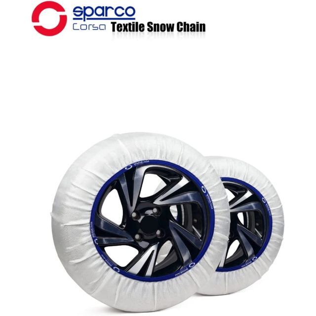 最安値で sparco スパルコ スノーソックス 布製スノーチェーン 新 ...