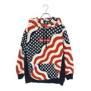 トップスsupreme シュプリーム 星条旗 パーカー 希少商品 即購入可能