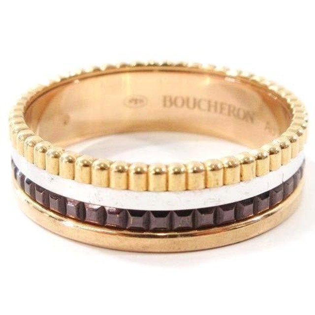 BOUCHERON(ブシュロン)のブシュロン キャトル クラシック リング スモール AU750 T65 24号 メンズのアクセサリー(リング(指輪))の商品写真