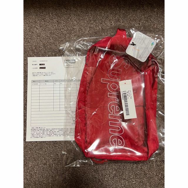 [赤】18aw Supreme Utility Bag RED