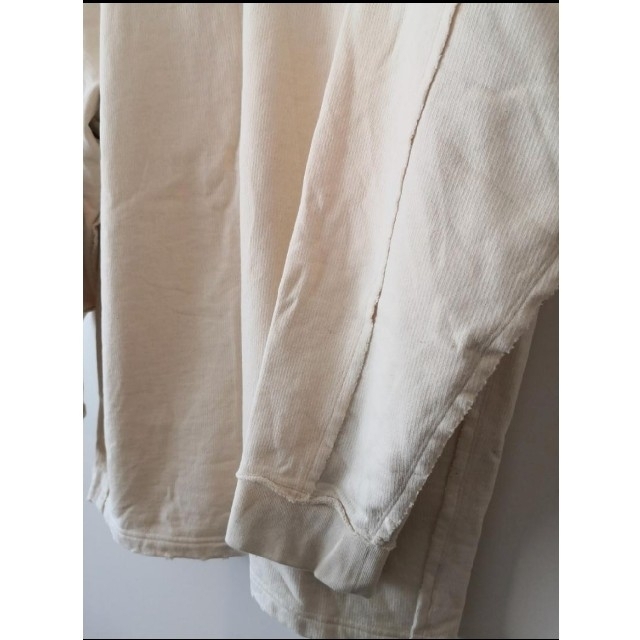 PERVERZE Open Sweat Shirts IVORY  パーバーズ