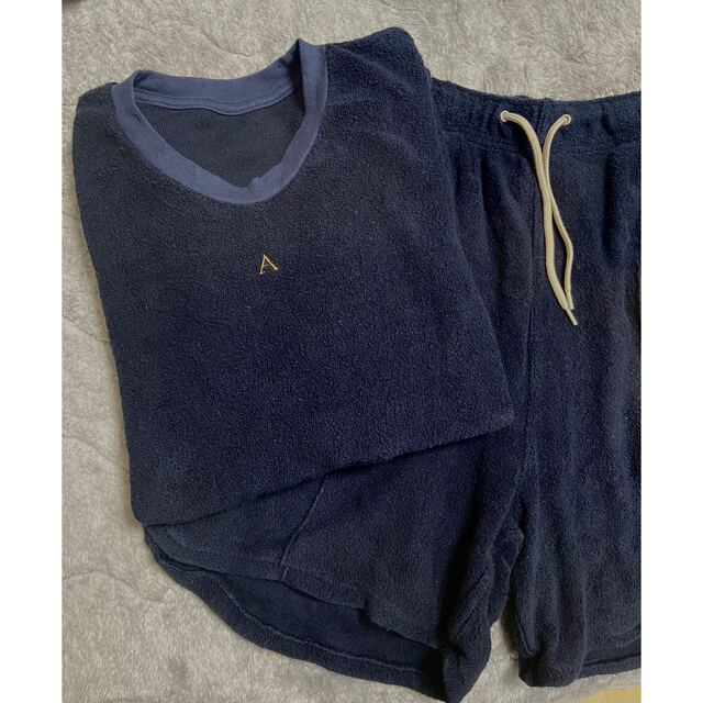 新品〉佐藤健さんプロデュース SUMMER LOUNGE WEAR ネイビー-