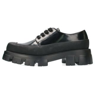 プラダ(PRADA)のプラダ 22AW 2EG411 ブラッシュドレザー ダービーシューズ メンズ 8.5(その他)