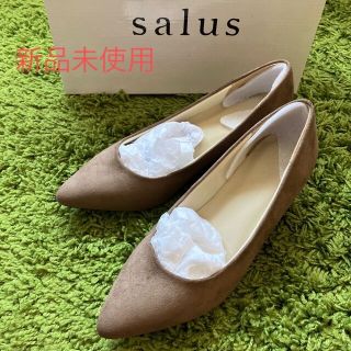 サルース(salus)のsalus サルース レディース 靴 パンプス ヒール グレージュ 24㎝(ハイヒール/パンプス)