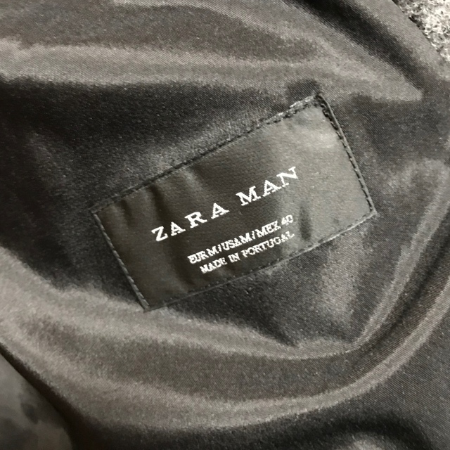 ZARA(ザラ)のZARA グラデーションチェスターコート ロングコート メンズのジャケット/アウター(チェスターコート)の商品写真